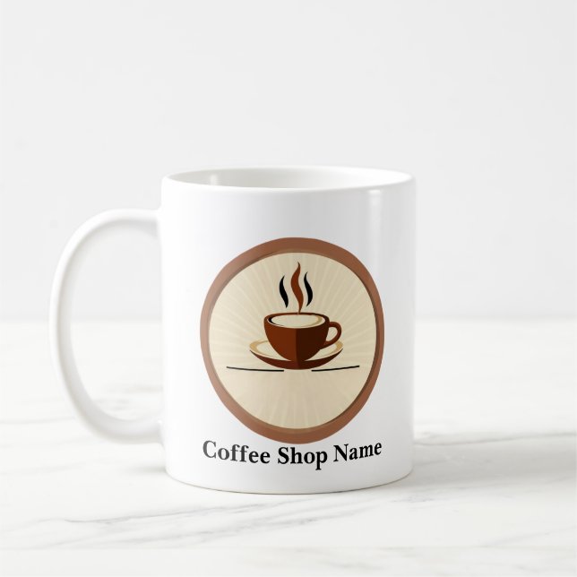 Mug Boutique de café simple moderne boutique professio (Gauche)