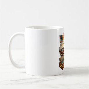 Mug Boutique de disques de Noël rétro