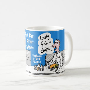 Mug Boutique de poisson et de chips