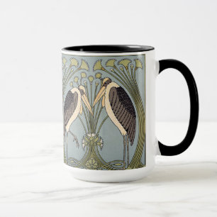 Mug Boutiques Art Nouveau vintage
