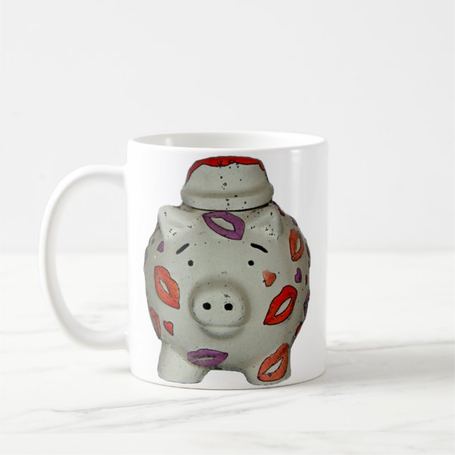 Mug Bouton à lèvres adorable (Gauche)