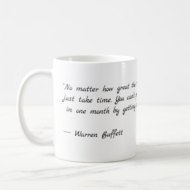 Mug Bouton Buffet Warren classique sur Talent (Gauche)