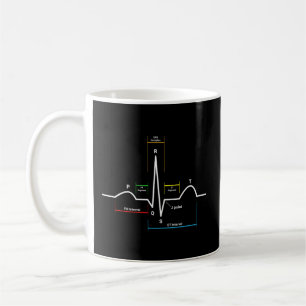 Mug Bouton cardiaque Ecg Ekg