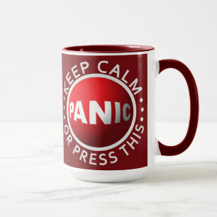 Mug Bouton de panique - choisir le style