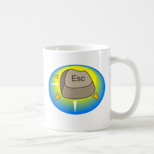 Mug Bouton d'évasion d'ordinateur