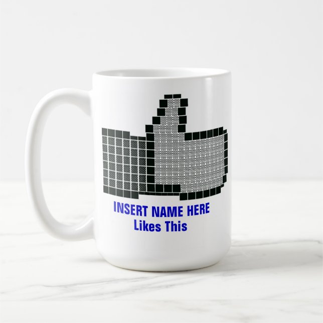 Mug Bouton Facebook Like (Gauche)