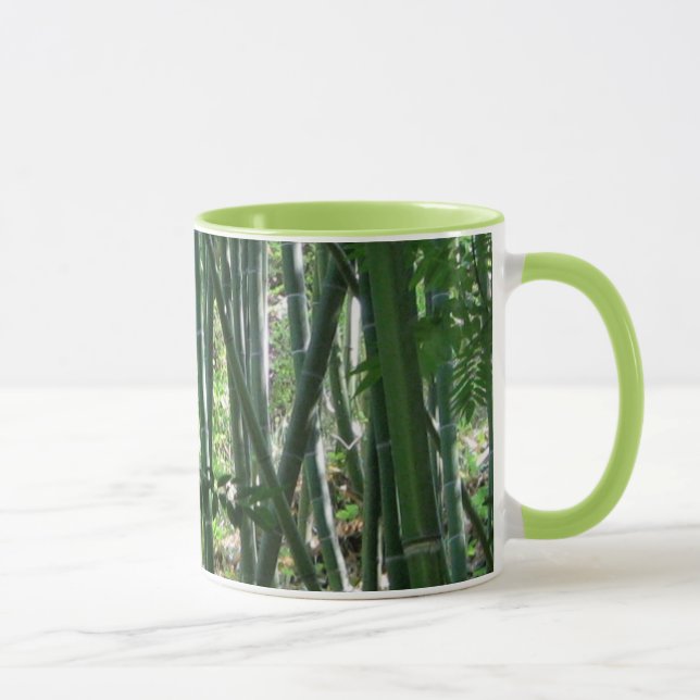 Mug Bouton japonais de beverage du jardin de bambou (Droite)