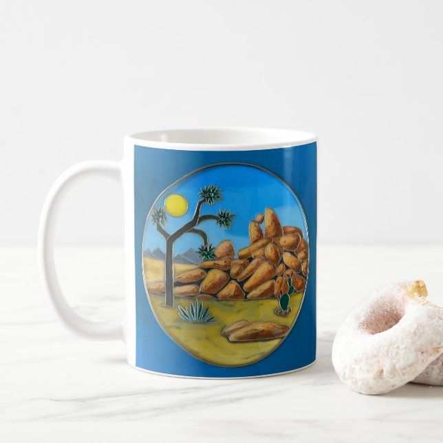 Mug Bouton Joshua Tree - Fish Rock (Avec donut)