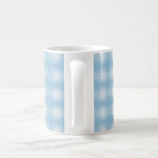 Mug Bouton motif bleu ciel simple