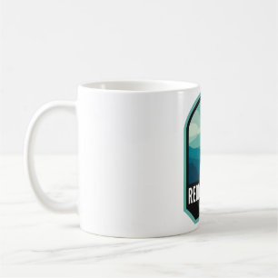 Mug Bouton rouge Blue Ridge Virginie