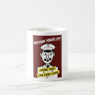 Mug Boutonnez votre lèvre ! L'entretien lâche peut