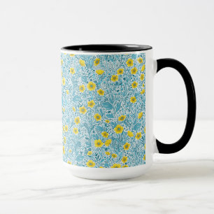 Mug Boutons jaunes, bleus et blancs