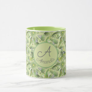 Mug Bovins verts femelles et fleurs d'eucalyptus