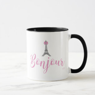 Mug Bow Tour Bonjour-Eiffel unique