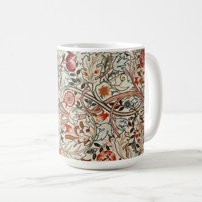Mug Bowl William Morris design floral (Devant droit)