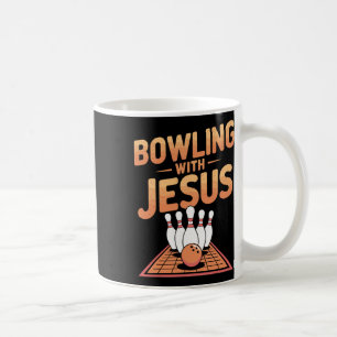 Mug Bowling Avec Jésus Pour Amusement Et Rire Fidèle