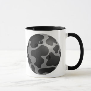 Mug Bowling Ball Cow Grey