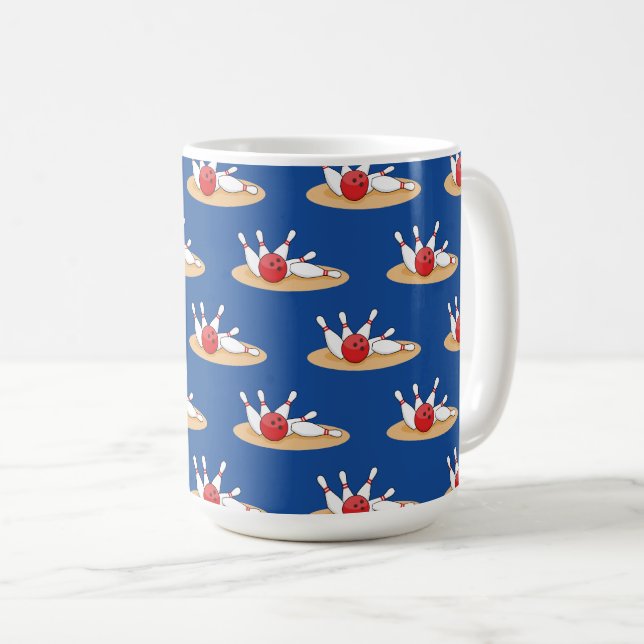 Mug Bowling Ball Stritles Motif (Devant droit)