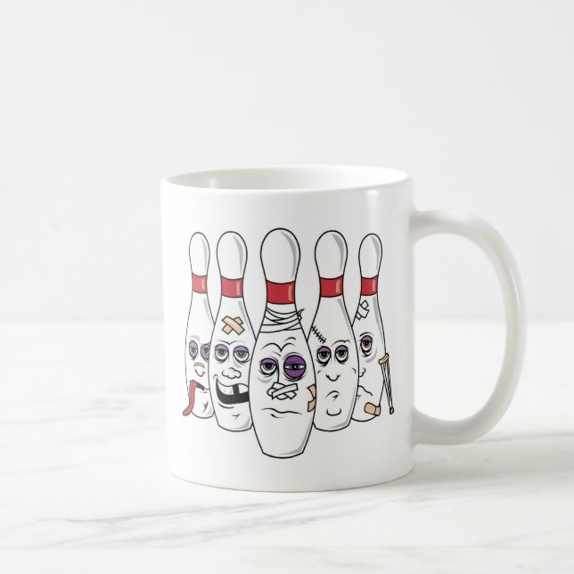 Mug Bowling drôle (Droite)