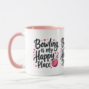 Mug Bowling Lover Cute Retro esthétique Sports Design
