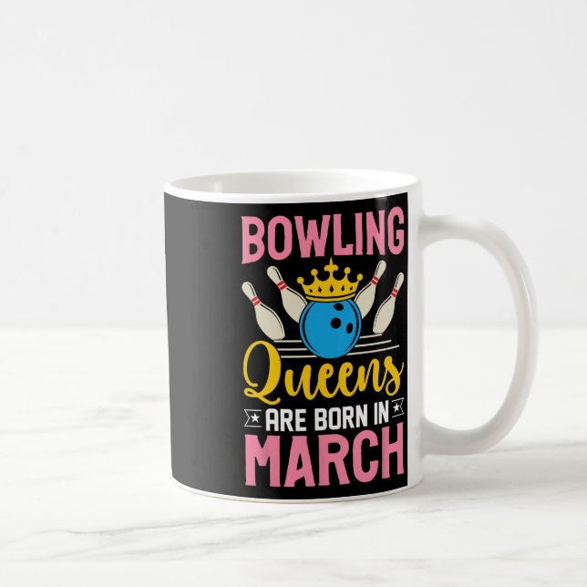 Mug Bowling Marche Anniversaire Femmes Filles Dames Re (Droite)