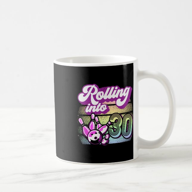 Mug Bowling Party Rolling Dans 30 Bowling Anniversaire (Droite)