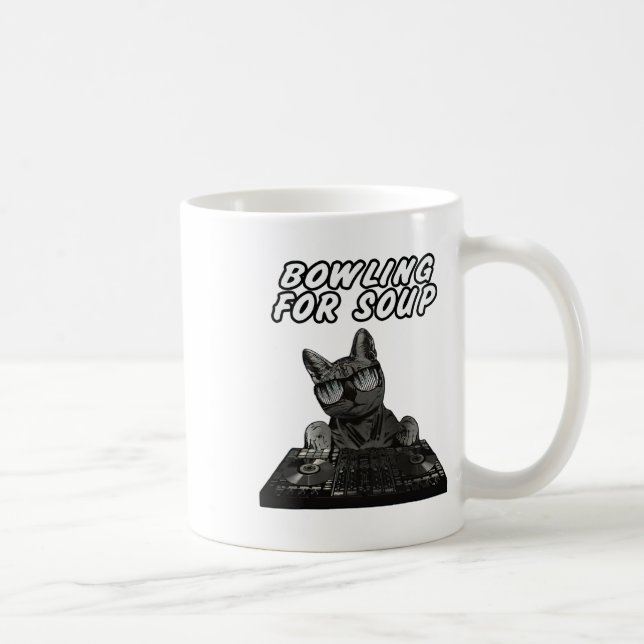 Mug Bowling Pour Soup Music Style Chat (Droite)