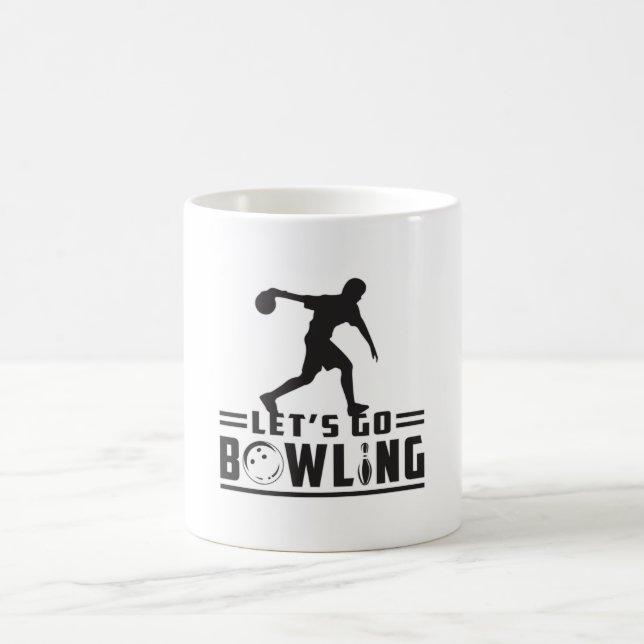 Mug Bowling Sport Bowler Strike Bowl Drôle Idée cadeau (Centre)