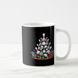 Mug Bowling Xmas Lighting Père Noël Cute Bowling Noël