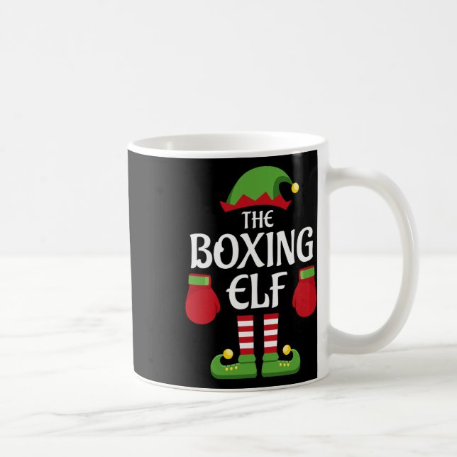 Mug Boxe de Noël du groupe de jumelage des elfes (Droite)