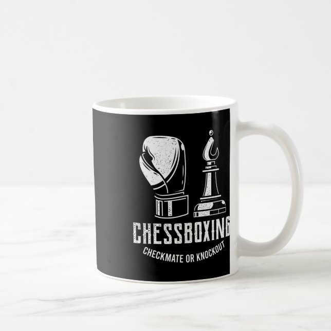 Mug Boxe d'échecs I Boxer du joueur d'échecs (Droite)