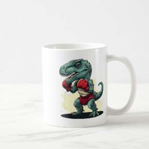 Mug Boxe Dinosaure Boxer Dino Kickboxing T-rex Boxe