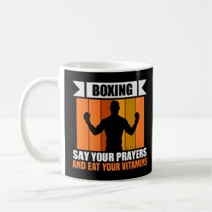 Mug Boxe Dites Vos Prières Boxer Trainer Boxer