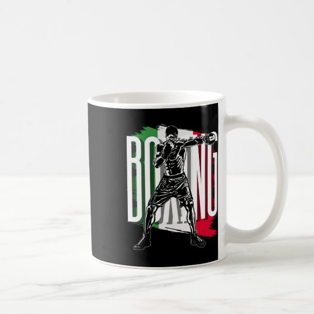 Mug Boxe , Drapeau du Mexique  (Droite)