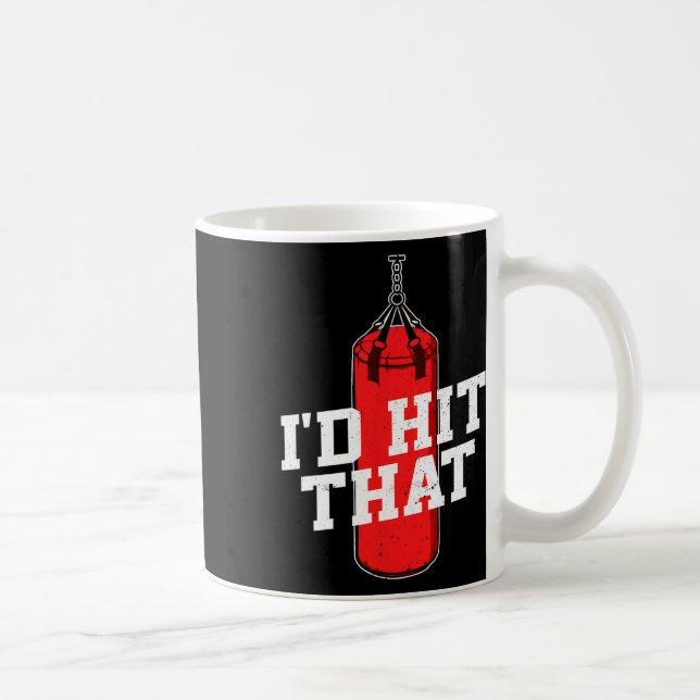 Mug Boxe Je Frapperais Que Gants De Boxe Punching Bag  (Droite)