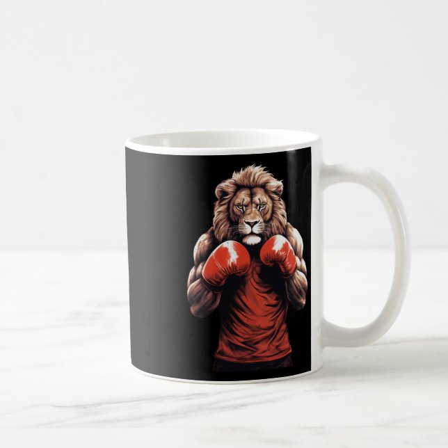 Mug Boxe Lion Boxe Arts Martiaux Mixtes Kickboxing  (Droite)