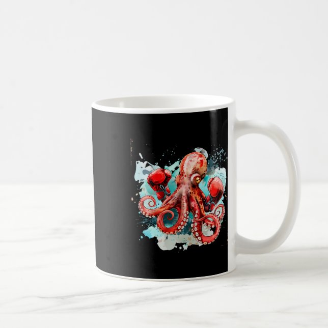 Mug Boxe Octopus Lover Ocean Sea Creature Boxer Kick (Droite)