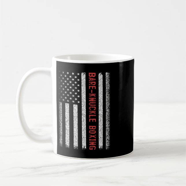 Mug Boxe Re-knuckle Drapeau Américain 4 Juillet Femmes (Gauche)
