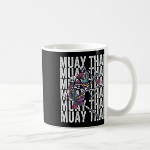 Mug Boxe thaïlandaise de Muay Thai, squelettes de Muay