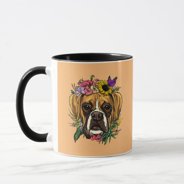 Mug Boxer chien belle photo (Gauche)