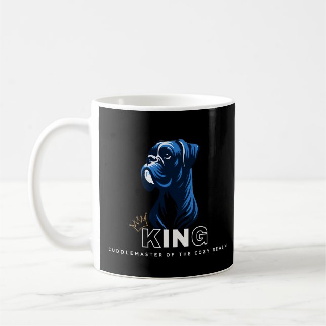 Mug Boxer Chien King Cuddle Master (Gauche)