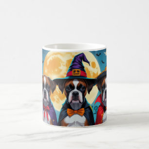 Mug Boxer Chiens Citrouille Halloween Funny