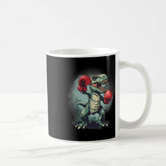 Mug Boxer Dinosaur Boxing Dino Kickboxing T-rex Boxing (Droite)