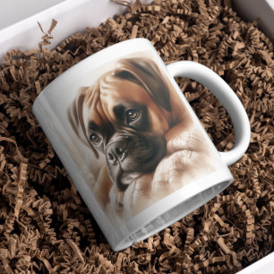 Mug Boxer Dog : Maître de la détente et expert câlin