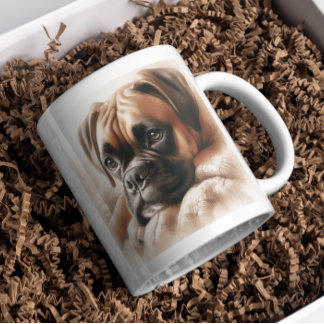 Mug Boxer Dog : Maître de la détente et expert câlin 