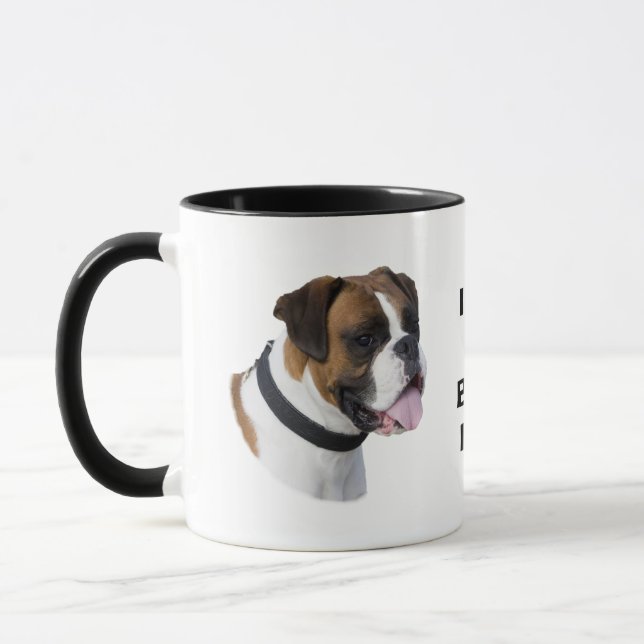 Mug Boxer dog portrait (Gauche)
