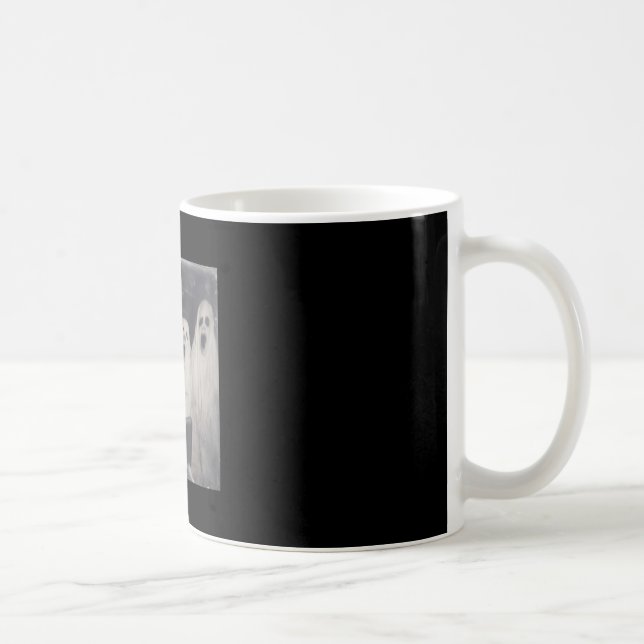 Mug Boxer fantôme drôle halloween chien effrayant effr (Droite)