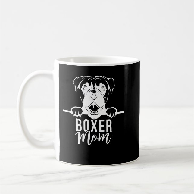 Mug Boxer Maman Cute Boxer Lover Boxer Mama Boxer Prop (Gauche)