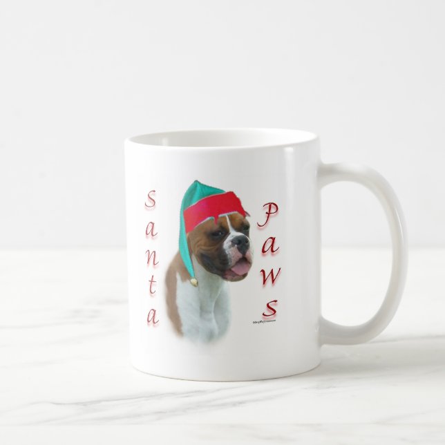Mug Boxer Santa Paws (Droite)