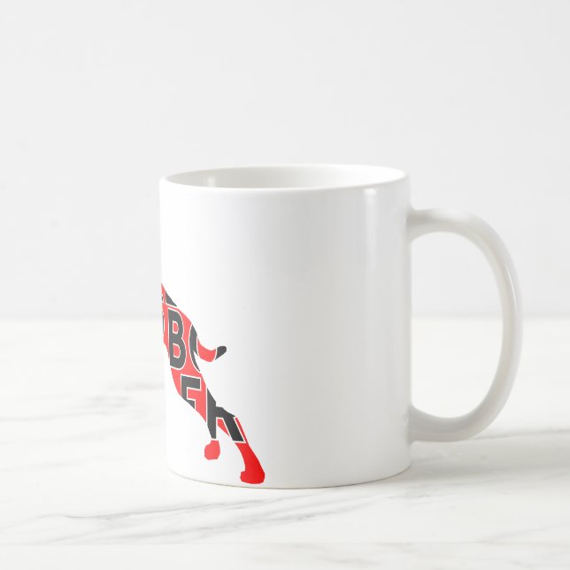 Mug Boxer Texte Chien Chien (Droite)